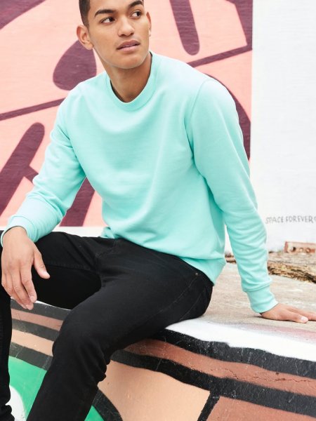 Mister Tee Sweat Personnalisé - Col Rond AWDis - JH030