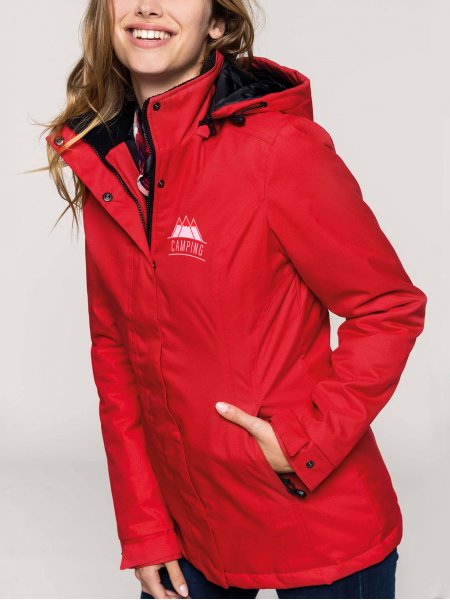 Mister Tee Parka Femme Doublure Matelassée à Personnaliser Kariban - K6108