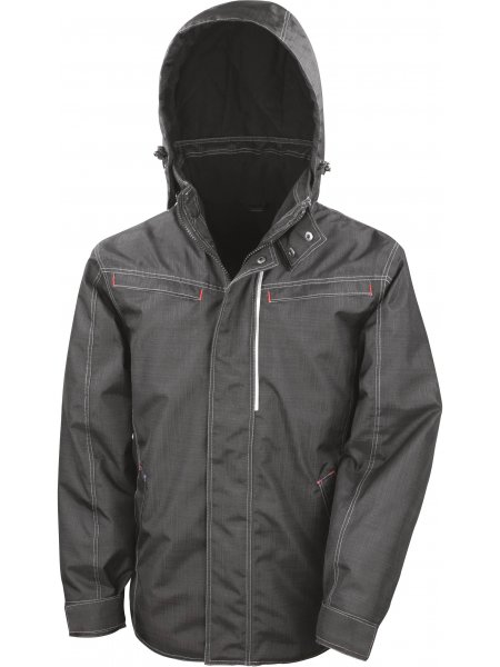 mister tee Parka robuste "effet denim" à personnaliser Result - R326X