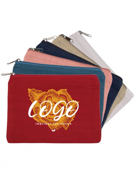 Mister Tee Pochette En Toile De Jute Personnalisable Kimood - KI0723