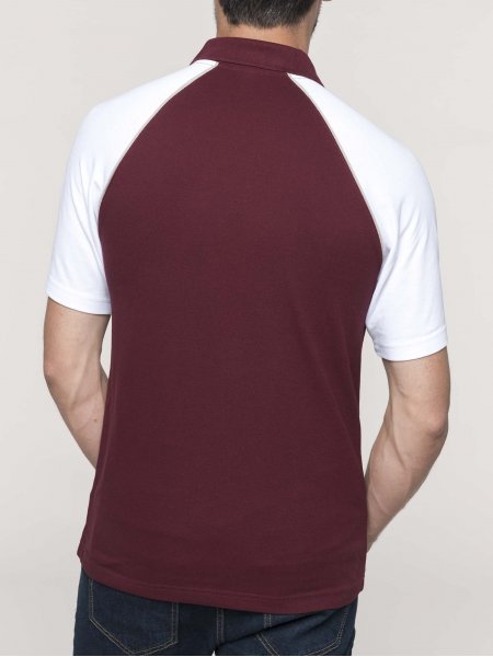 Mister Tee Polo Baseball à Personnaliser Kariban - K226