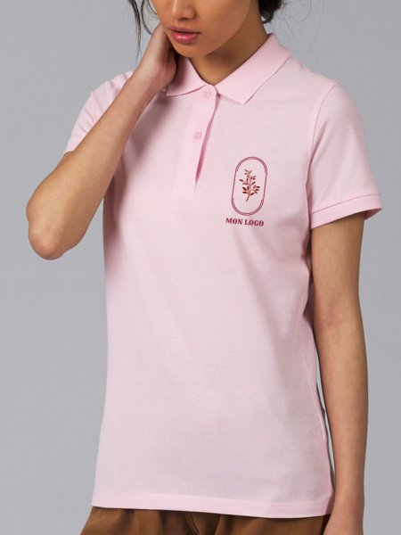 Mister Tee Polo Bio Femme à Personnaliser B&C - CGPW440