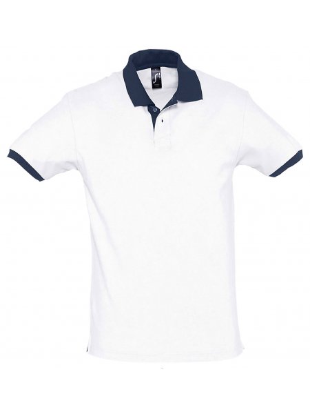 mister tee Polo contrasté personnalisé - manches courtes - Prince Sol's - PRINCE - 11369