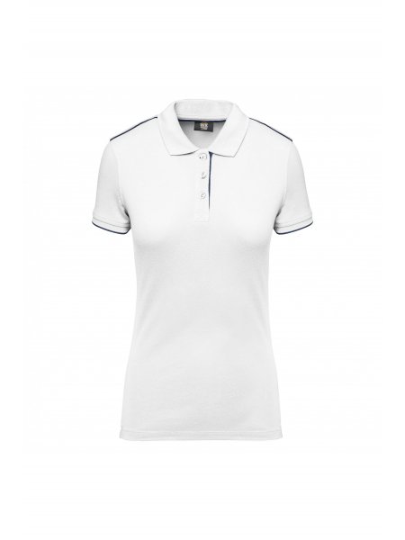 mister tee Polo de travail femme personnalisable - détails contrastés WK. Designed To Work - WK271