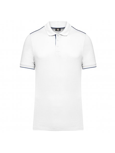 mister tee Polo de travail personnalisable - détails contrastés WK. Designed To Work - WK270