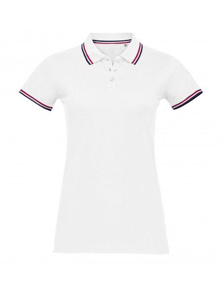 mister tee Polo femme tricolore à personnaliser Sol's - PRESTIGEW - 02950