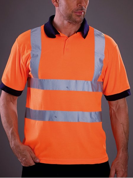 Mister Tee Polo Haute Visibilité à Personnaliser Yoko - YHVJ210