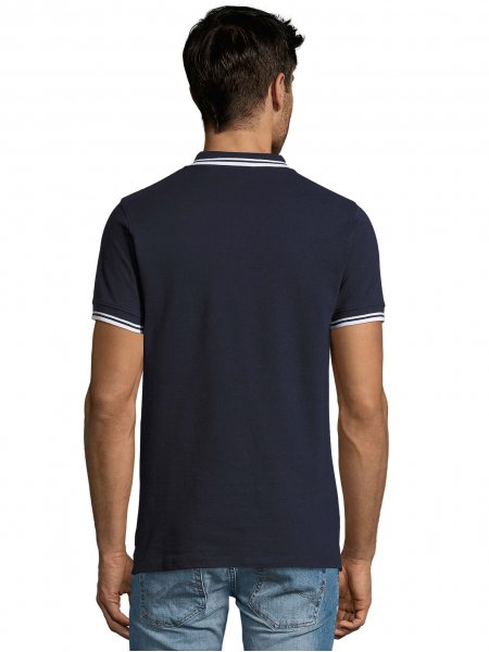 Mister Tee Polo Homme Manches Et Col Rayés Sol's - PASADENA - 00577