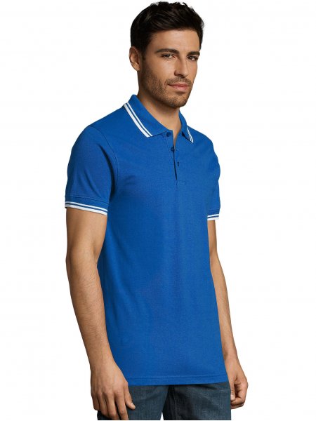 Mister Tee Polo Homme Manches Et Col Rayés Sol's - PASADENA - 00577