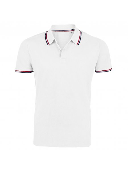 mister tee Polo tricolore à personnaliser Sol's - PRESTIGE - 02949
