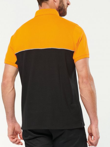 Mister Tee Polo Workwear Bicolore à Personnaliser WK. Designed To Work - WK210