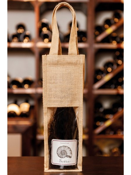 Mister Tee Sac Porte Bouteille En Jute Kimood - KI0267