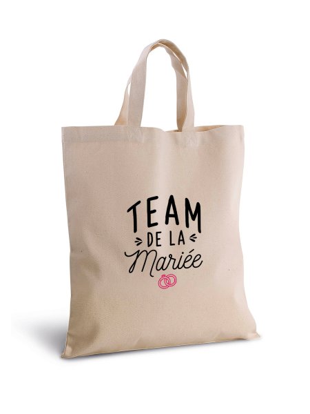 Mister Tee Sac Shopping à Anses Courtes En Coton à Personnaliser Kimood - KI0249