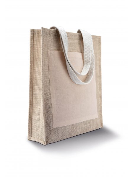Mister Tee Sac Shopping Toile De Jute à Personnaliser Kimood - KI0221