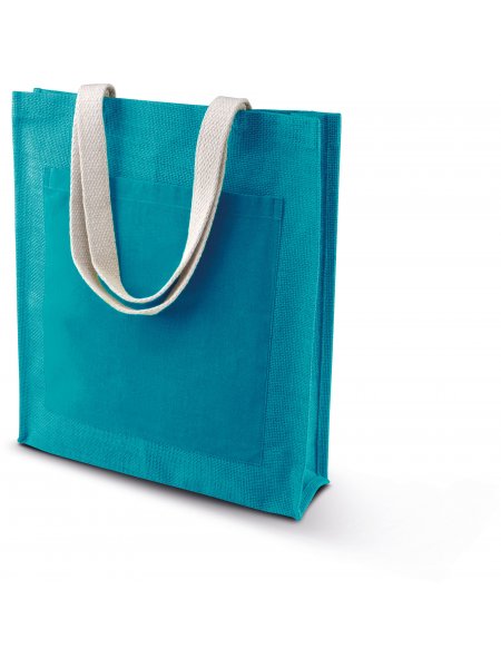 mister tee Sac shopping toile de jute à personnaliser Kimood - KI0221