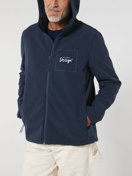 Mister Tee Softshell Discoverer Homme à Capuche Personnalisable Stanley / Stella - STJM158