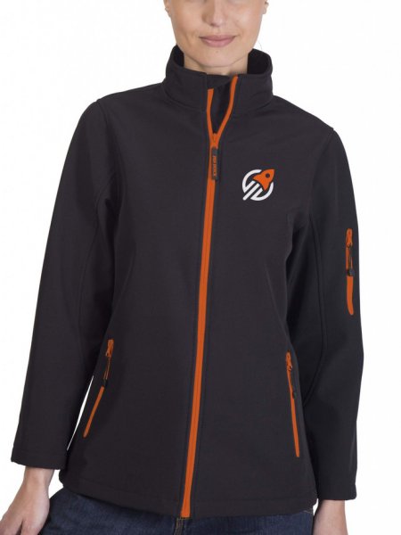 Mister Tee Softshell Femme à Zips Contrastés 3 Couches à Personnaliser Pen Duick - PK769