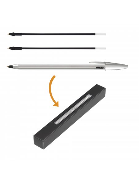 Mister Tee Stylo BIC® Cristal® Re'New à Personnaliser En Gravure BIC - 3460001090