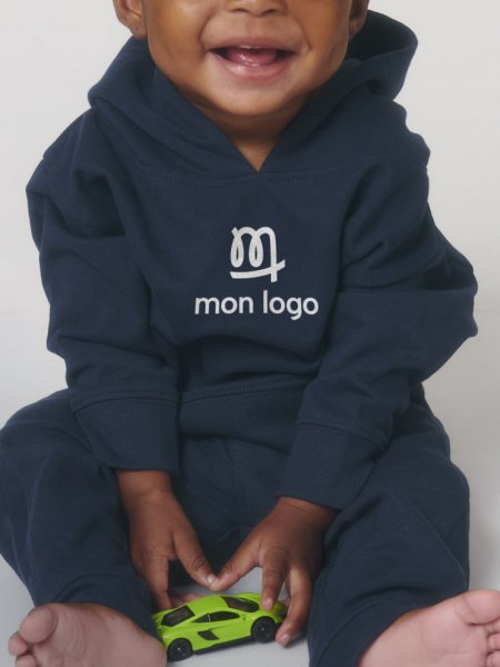 Mister Tee Sweat Capuche Bébé Personnalisable - Baby Cruiser Stanley / Stella - STSB919