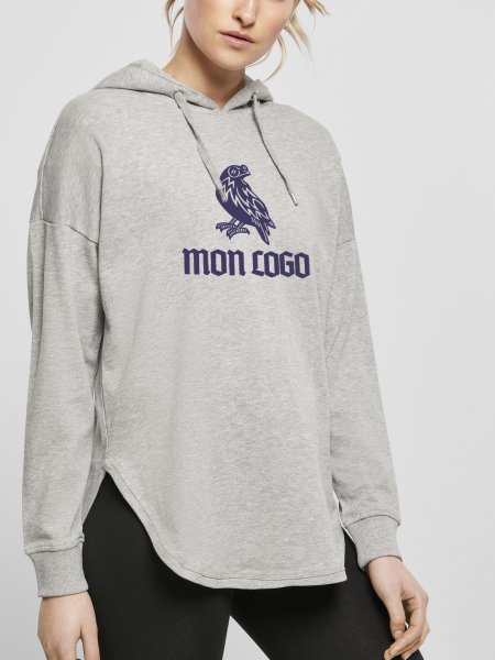 Mister Tee Sweat Capuche Oversized Pour Femme Build Your Brand - BY037