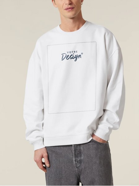 Mister Tee Sweat Col Rond Oversize Personnalisé - Radder 2.0 Stanley / Stella - STSU208