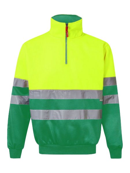 mister tee Sweat col zippé haute visibilité à personnaliser Velilla - V5701