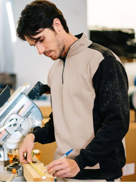 Mister Tee Sweat De Travail Col Zippé Velilla - V5703