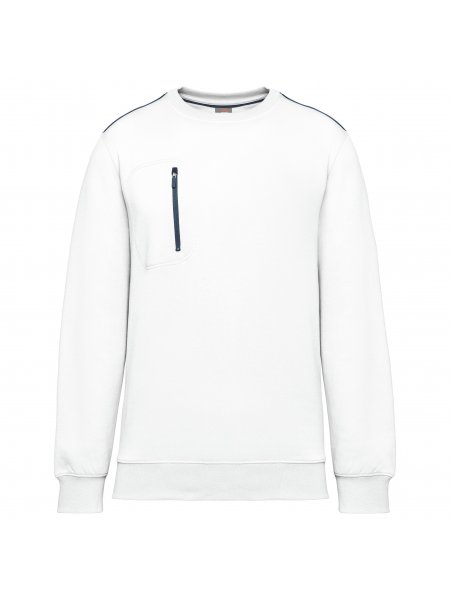mister tee Sweat personnalisé poche contrastée WK. Designed To Work - WK403