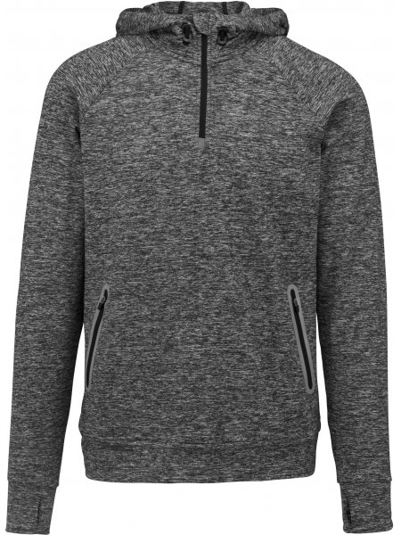 mister tee Sweat-shirt capuche 1/4 zip sport ProAct - PA360