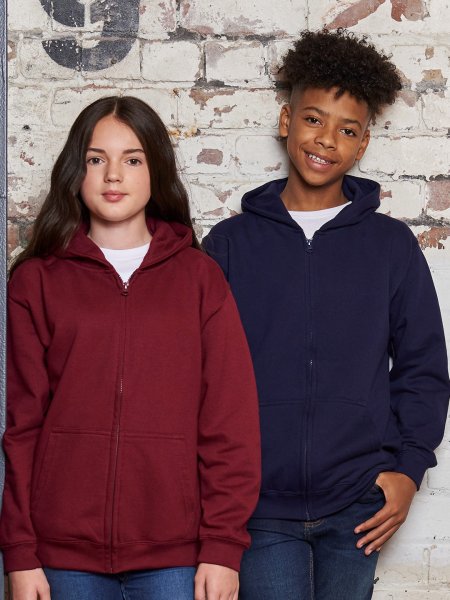 Mister Tee Sweat Zippé Personnalisé Enfant Fruit Of The Loom - SC62045