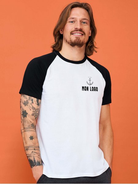 Mister Tee T-shirt Baseball Homme Personnalisé Sol's - FUNKY - 11190