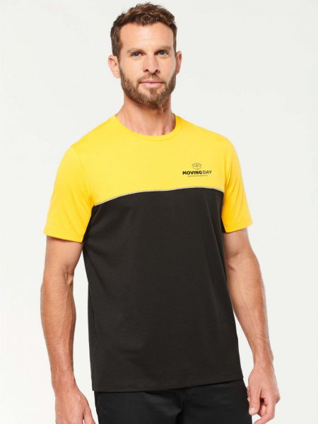 Mister Tee T-shirt Bicolore Unisexe à Personnaliser WK. Designed To Work - WK304