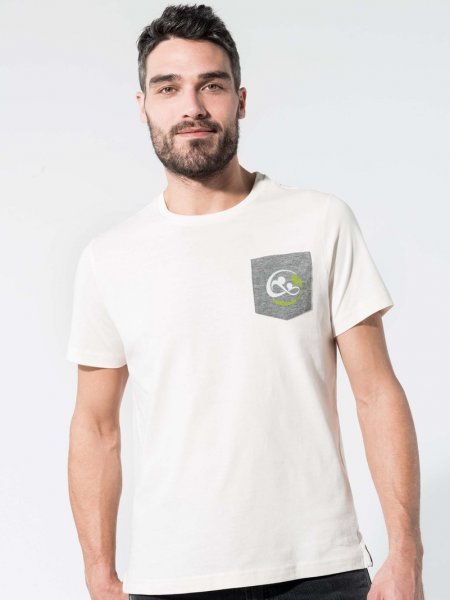 Mister Tee T-shirt Bio Avec Poche à Personnaliser Kariban - K375