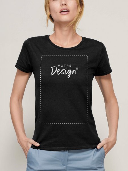 Mister Tee T Shirt Bio Femme Personnalisé Livraison Express 24H Mistertee.fr - TSBIOFEMME
