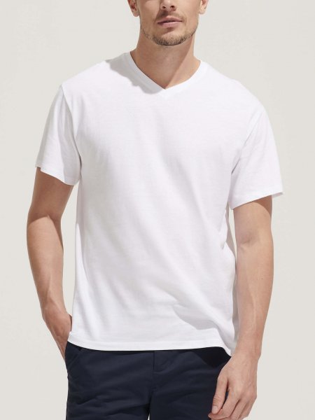 Mister Tee T Shirt Col V Homme Personnalisé Pas Cher Sol's - VICTORY - 11150
