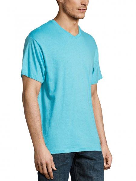 Mister Tee T Shirt Col V Homme Personnalisé Pas Cher Sol's - VICTORY - 11150