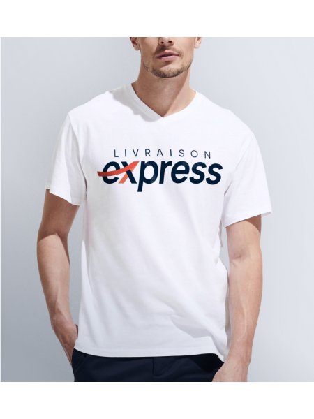 Mister Tee T-shirt Col V Livraison Express Mistertee.fr - TSCOLVHOMME