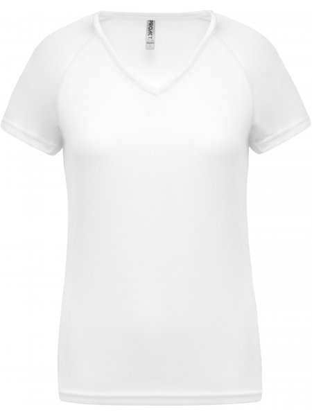 mister tee T-shirt de sport manches courtes col v femme ProAct - PA477