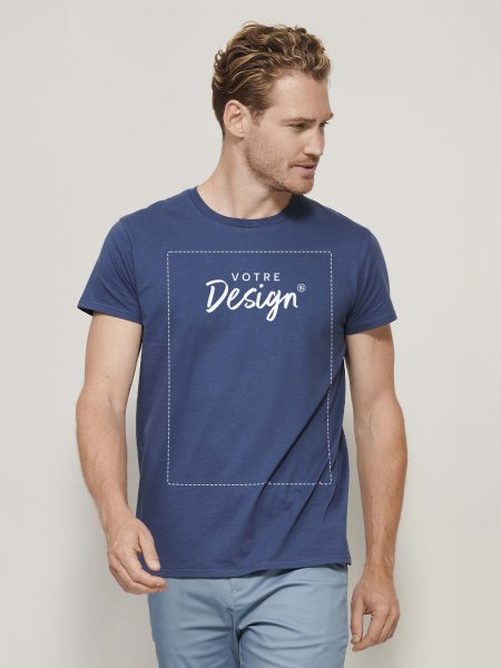 Mister Tee T-shirt En Coton Bio à Personnaliser Sol's - CRUSADER - 03582