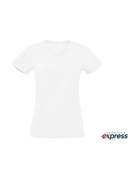 mister tee T-shirt femme col V livraison express Mistertee.fr - TSCOLVFEMME