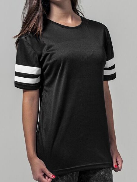 Mister Tee T Shirt Oversized Femme à Personnaliser - Tissu Respirant Et Manches Contrastées Build Your Brand - BY033