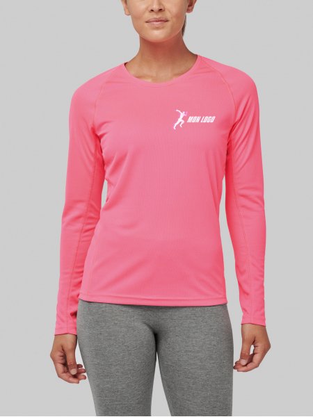 Mister Tee T-shirt Sport Manches Longues Femme ProAct - PA444