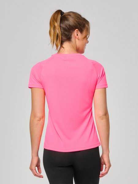 Mister Tee T-shirt Sport Pour Femme Personnalisé - Manches Courtes ProAct - PA439