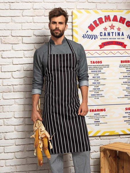 Mister Tee Tablier De Chef Rayé Personnalisable Premier - PR110