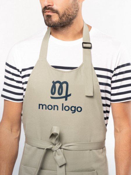 Mister Tee Tablier Personnalisé En Coton Bio Kariban - K8007