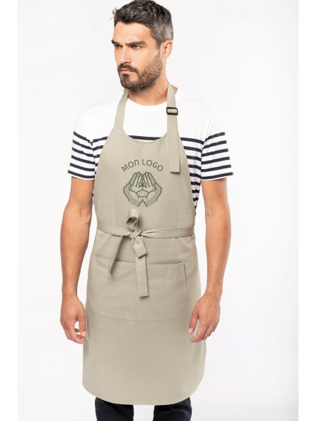 Mister Tee Tablier Personnalisé En Coton Bio Kariban - K8007