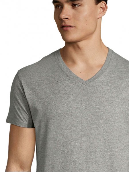 Mister Tee Tee Shirt Homme Col V Personnalisé épais Sol's - IMPERIALV - 02940
