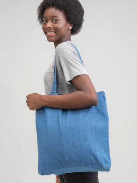 Mister Tee Tote Bag Personnalisable En Denim Mantis - MT195