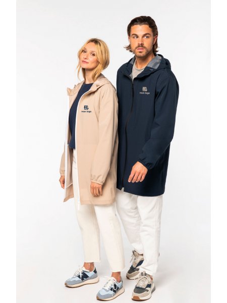 Mister Tee Veste Imperméable Recyclée Unisexe Personnalisable Native Spirit - NS615