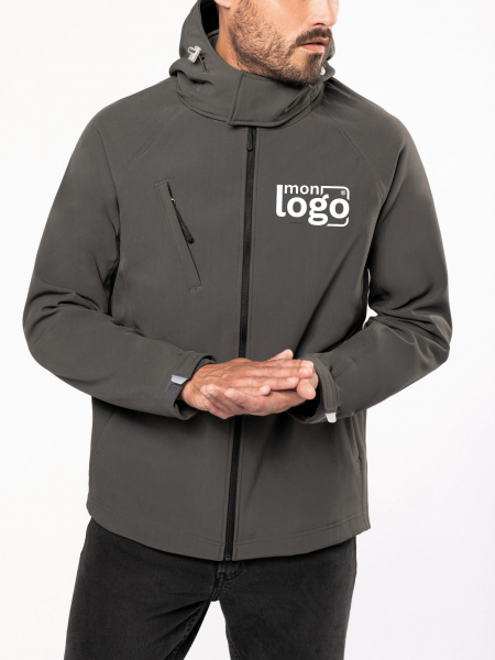 Mister Tee Veste Personnalisée - Capuche Amovible Kariban - K413